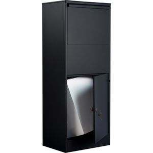 Produktbild für Paketbriefkasten Allux 800L Parcel RS, schwarz