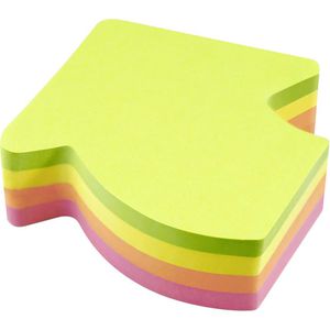Haftnotizen Info Sticky Notes Pfeil, neon