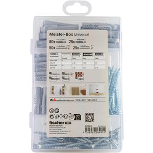 Produktbild für Schrauben-Dübel-Set Fischer 577863, Meister-Box Universal