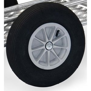 Produktbild für Handwagen Fetra 6104L, mit Plattform, verzinkt