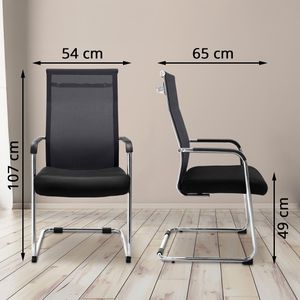 Produktbild für Besucherstuhl CLP Brenda, 181308901