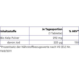 Produktbild für Jod gloryfeel 365 Tablette, BIO