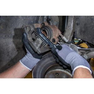 Produktbild für Drahtbürste Hazet 4968-2, Bremssattel-Bürste 225 mm