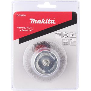 Produktbild für Drahtbürste Makita D-39920, gewellt, Topfbürste