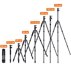 Produktbild für Stativ Rollei C6i Carbon, Höhe bis 172 cm