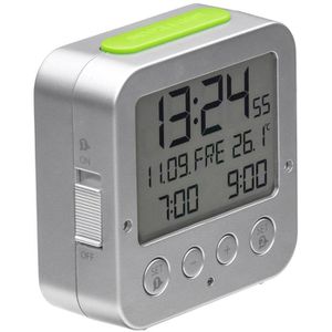 Produktbild für Wecker TFA 60.2528.54 Bingo silber, digital