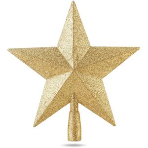 Christbaumspitze TK-Gruppe 98407, glitzernd, gold