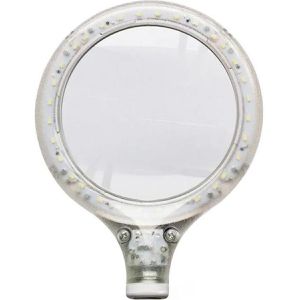 Produktbild für Lupenleuchte Lumeno 6805, weiß, 100 mm Glaslinse, LED