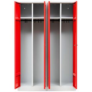 Produktbild für Spind G-Office WRC/4.18117.V2, Doppelspind, rot