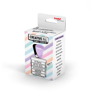 Produktbild für Motivstempel Trodat Creative Mini Set Bullet Journal, Metall