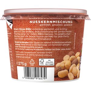 Produktbild für Nussmischung Maryland Snack Nüsse BBQ, im Becher