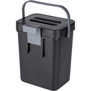 Produktbild für Mülleimer Wenko Tago, schwarz