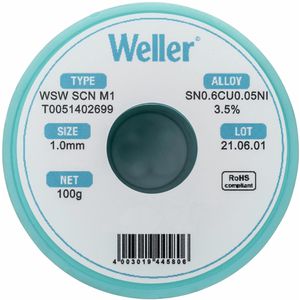 Produktbild für Lötzinn Weller T0051402699, Flussmittel, bleifrei