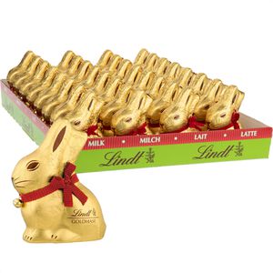 Produktbild für Osterhase Lindt Goldhase Höhe 9 cm