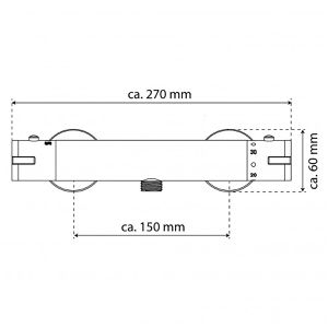 Produktbild für Duscharmatur EISL CLAUDIO, verchromt
