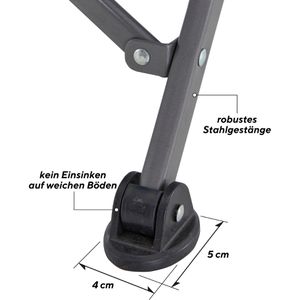 Produktbild für Campingstuhl Uquip KIRBY, 244006, blau, bis 60 kg