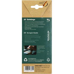 Produktbild für Ziehklinge Kirschen 3801000, 162 x 60 x 0,8mm