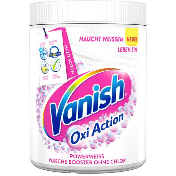 Vanish Fleckenentferner Oxi Action, Powerweiss, für weisse Wäsche