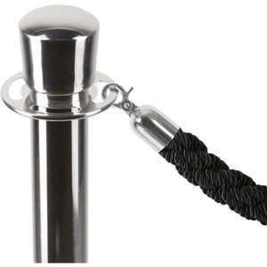 Absperrkordel Showdown-Displays aus Stoff, schwarz