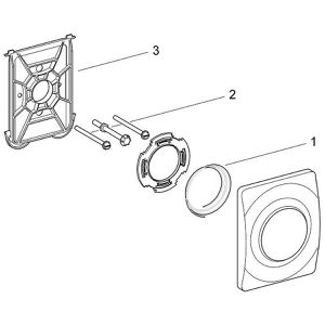 Produktbild für Betätigungsplatte GROHE Urinal Surf 37018SH0, weiß
