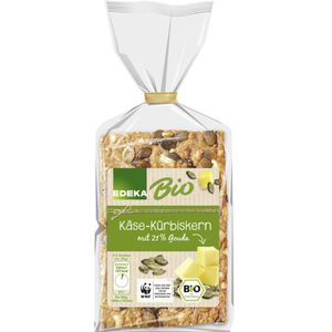 Knäckebrot Edeka Vollkorn, Weizen, Käse-Kürbiskern, BIO