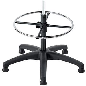 Produktbild für Arbeitsstuhl meychair W5-H-PU-FR5, schwarz