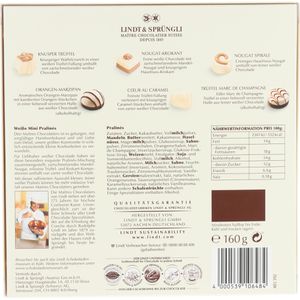 Produktbild für Pralinen Lindt Mini Pralinen Weiß, 32 Stück