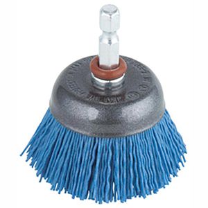 Drahtbürste Wolfcraft 2728000, gewellt, Topfbürste