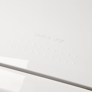 Produktbild für Betätigungsplatte GROHE Classic, aus Kunststoff, für WC