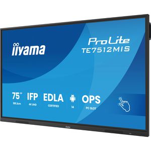 Produktbild für Digital-Signage Iiyama ProLite TE7512MIS-B4AG, 75 Zoll