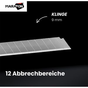 Produktbild für Cuttermesser-Klingen Marapon MCB-9MM, Abbrechklinge