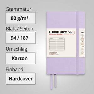 Produktbild für Notizbuch Leuchtturm1917 Pocket, 368147, Karton Hardcover