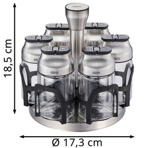 Produktbild für Gewürzkarussell Gefu Kippo, drehbar, mit 1 Ebene