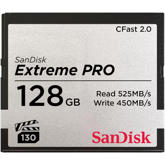 SanDisk CompactFlash-Card Extreme Pro CFast 2.0, 128 GB 