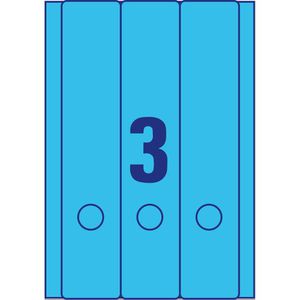 Produktbild für Rückenschilder Zweckform L4753-20, blau