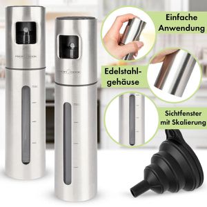 Produktbild für Ölsprüher Proficook PC-EOS 1270, silber, aus Edelstahl