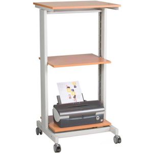 Computertisch Twinco 6830-0, Twin Click mit Rollen