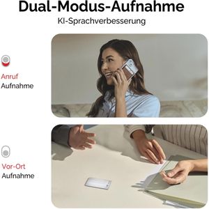 Produktbild für Diktiergerät Plaud Note Silver