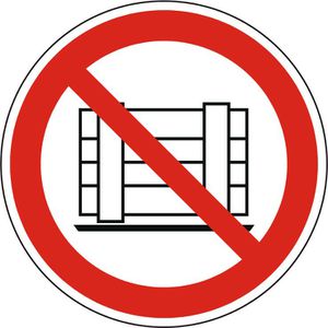 Hinweisschild Abtec ISO 7010 P023, Kunststoff