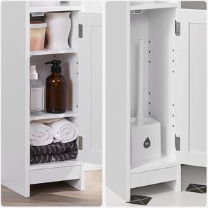 Produktbild für Badschrank Vasagle BBC310W01, weiß