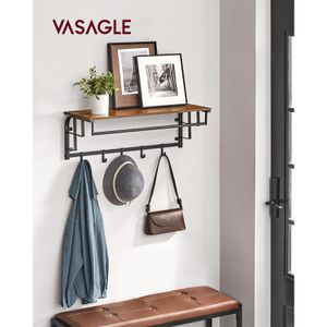 Produktbild für Wandgarderobe Vasagle LCR102B01, Metall / Holz