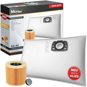 Staubsaugerbeutel McFilter KA 40, mit Ersatzfilter