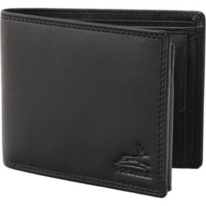 Produktbild für Portemonnaie FaVolmer V011, schwarz, aus Echt Leder