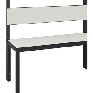 Produktbild für Umkleidebank CP-Möbel 8060-100, Sitzfläche Holz, 100 cm