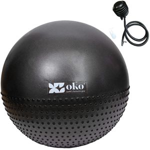 Gymnastikball Powershot Oko, mit Pumpe & Noppen