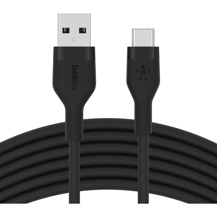 Belkin Ladekabel BoostCharge Flex, schwarz, USB A auf USB C, 3m – Böttcher  AG