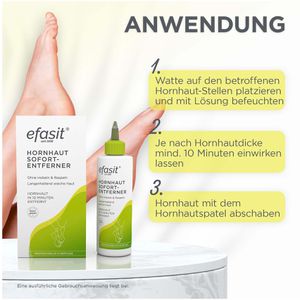 Produktbild für Hornhautentferner efasit Hornhaut Sofort-Entferner