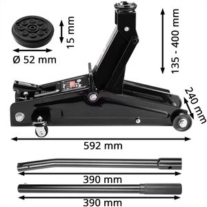Produktbild für Rangierwagenheber Monzana 993486, Set