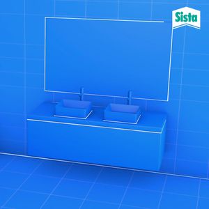Produktbild für Silikon Sista Bad &amp; Küche, SLBWS, weiß