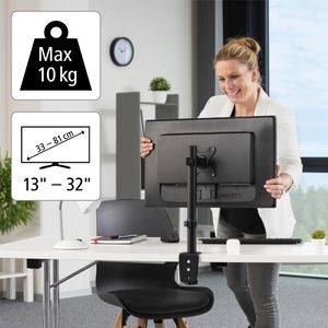 Produktbild für Monitorhalterung Hama 118489 Fullmotion